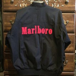 Vintage Marlboro Reversible Bomber Jacket